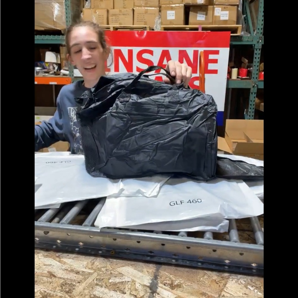 Stylish Black Women's duffel Bag